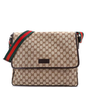 Gucci Beige and Brown Monogram Bag